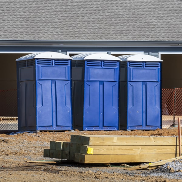 are there any restrictions on what items can be disposed of in the portable restrooms in Locke